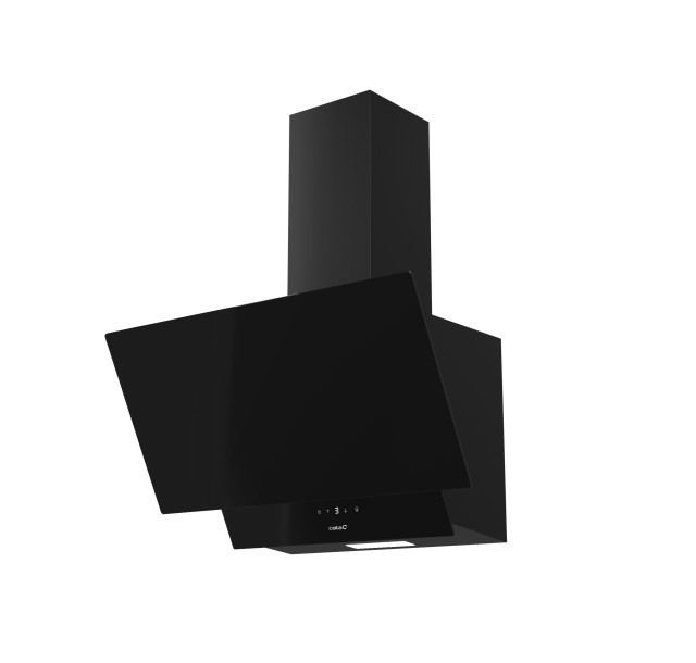 Витяжка Cata похила, 60см, 1000м.куб/год, Juno 6000 gbk, чорний
