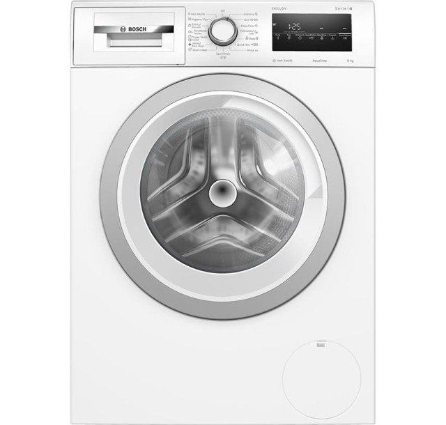 Пральна машина Bosch фронтальна, 8кг, 1200, A, 59см, дисплей, білий