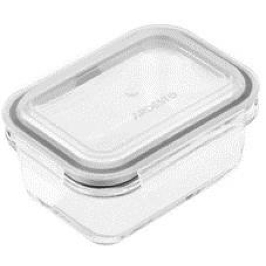 Контейнер для зберігання харчових продуктів Ardesto Gemini 1.06л, боросилікатне скло, пластик, прямокутний, прозорий