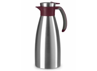 Термоглечик Tefal Soft Grip, 1.5л, нежавіюча сталь, пластик, бордовий