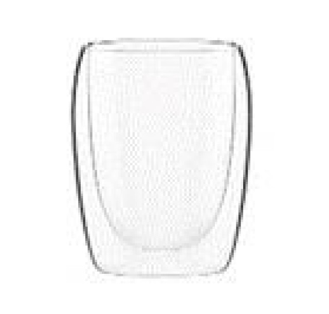 Набір чашок з подвійними стінками Ardesto, 300мл, 2шт, боросилікатне скло, прозорий