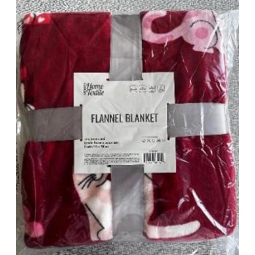 Плед Ardesto Flannel 160х200см, 100% поліестер, котики з сердечками