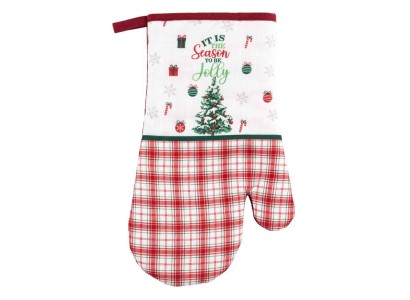 Рукавичка Ardesto Christmas Tree 18х30см, 100% поліестер (верх), 100% бавовна (низ), зелений