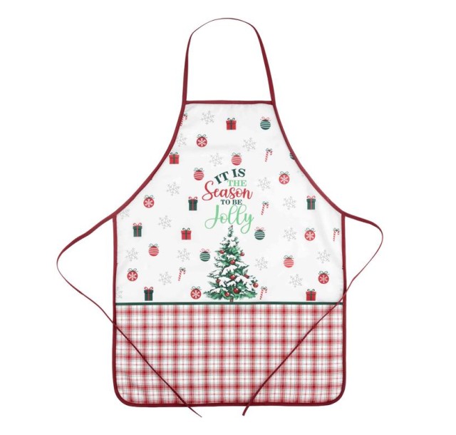 Фартух Ardesto Christmas Tree 60х80см, 100% поліестер, зелений