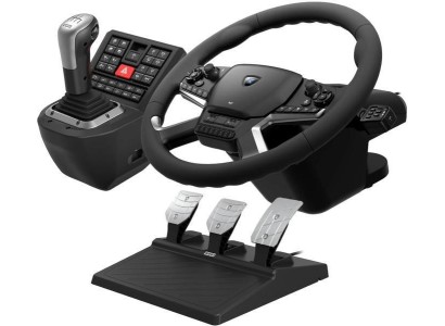 Кермо і педалі HORI Force Feedback Truck Control System для ПК