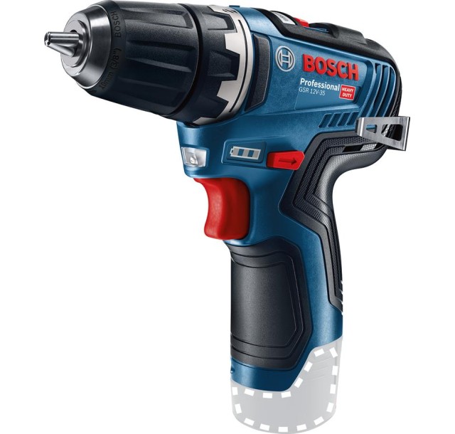 Шурупокрут-дриль акумуляторний Bosch Professional GSR 12V-35 12В 20·35Нм 460·1750об/хв 0.75кг без АКБ та ЗП