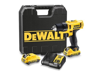 Дриль-шурупокрут DeWalt XR Li-Ion 12В акб 2х2А·год 24Нм 400-1500об/хв патрон 10мм ЗП кейс 1.1кг