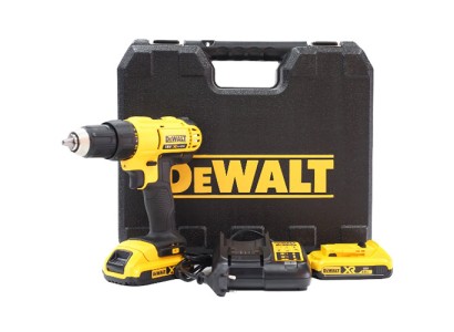 Дриль-шурупокрут DeWalt XR Li-Ion 18В акб 2х2А·год 42Нм 450-1800об/хв патрон 13мм ЗП кейс 1.28кг