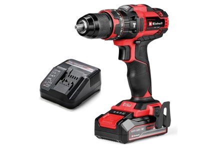 Шурупокрут-дриль ударний акумуляторний Einhell TE-CD 18/44 Li-i 1x2.5Ah PXC 18В акб 1х2.5А·год 44Нм 1.59кг