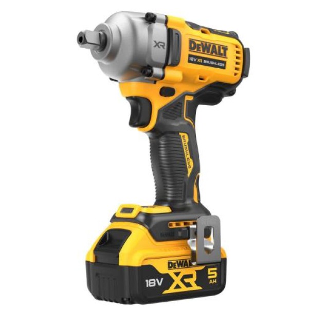 Гайковерт ударний DeWalt XR Li-Ion безщітковий 18В акб 2х5А·год 1084Нм 2000об/хв 3250уд/хв 1/2