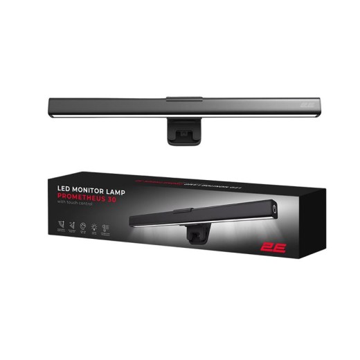 Лампа на монітор 2E PROMETHEUS 30 5Вт 3000-6000K USB-A/USB-C, чорний