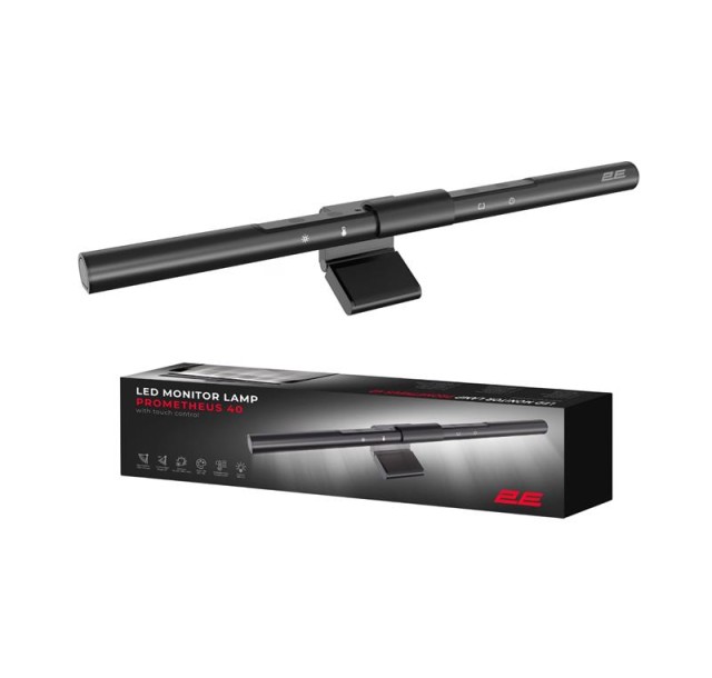 Лампа на монітор 2E PROMETHEUS 40 5Вт 3000-6500K DIM USB-C, чорний