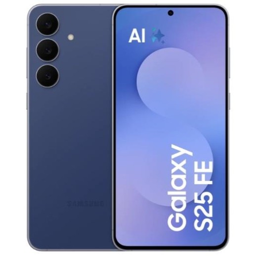 Смартфон Samsung Galaxy S25 FE 5G (S731) 6.7' 8/256ГБ, 2SIM, 4900мА•год, синій темний