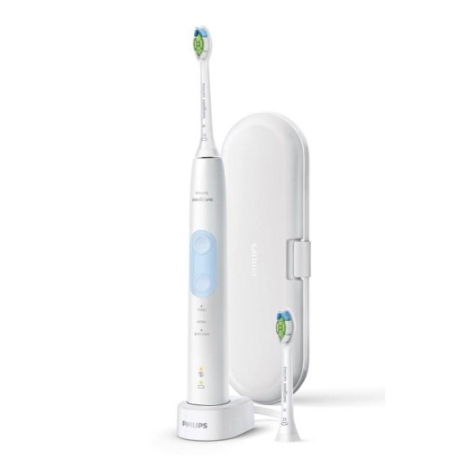 Щітка зубна електр. Philips, ProtectiveClean 5100, 62т. колив/хв, насадок-2, футляр, білий